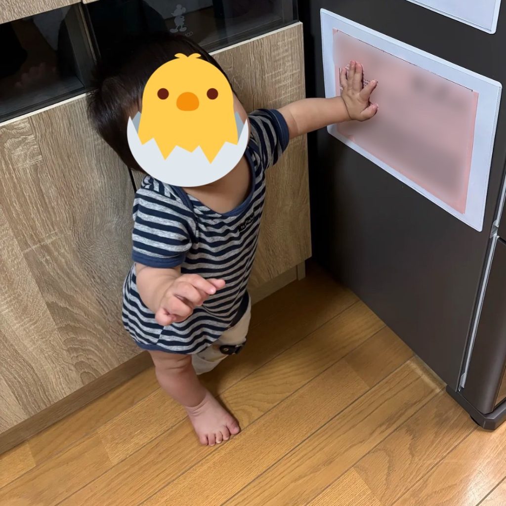 つかまり立ち成功