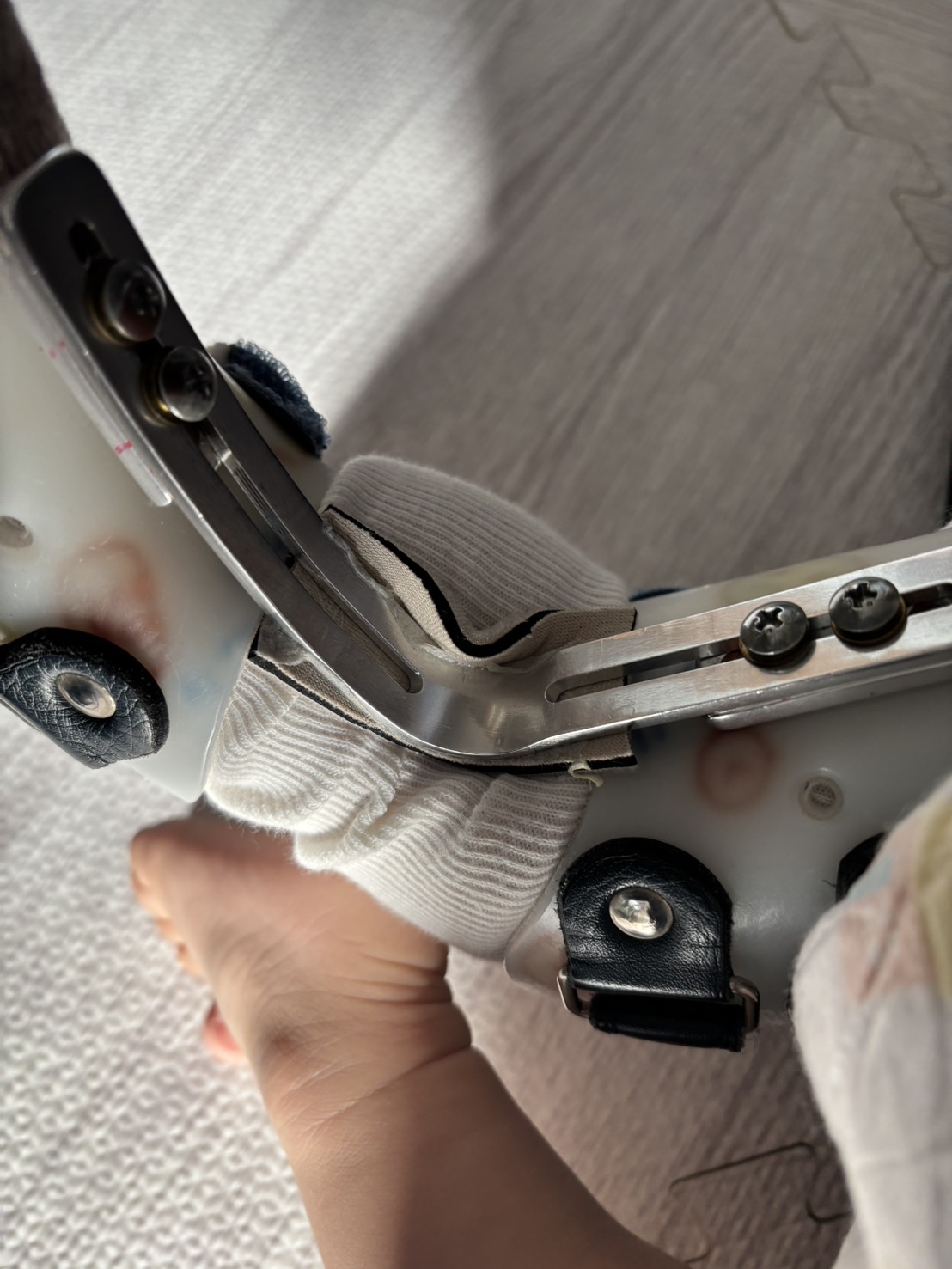 装具にクッション1